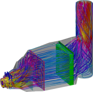 CFD Model of Gas Turbine for Energy Industry