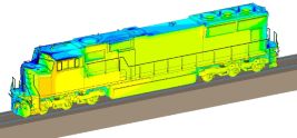 CFD model for rail industry